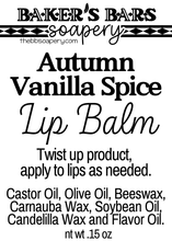 Load image into Gallery viewer, Autumn Vanilla Spice Lip Balm & Key Chain gift