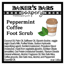 Load image into Gallery viewer, Peppermint Coffee Foot Scrub