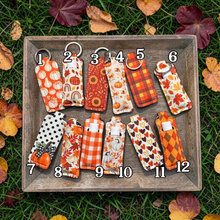Load image into Gallery viewer, Autumn Vanilla Spice Lip Balm & Key Chain gift