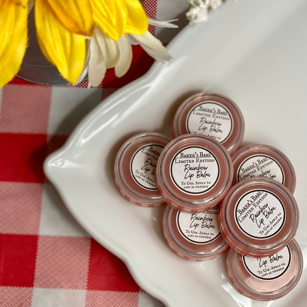 Limited Edition Rainbow Potted Lip Balm