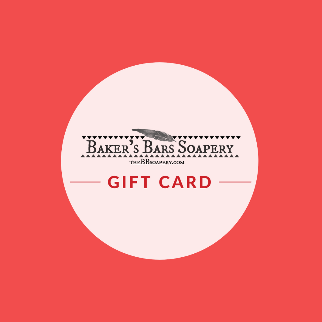 Baker's Bars Soapery Gift Card